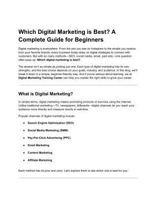 AI Digital marketing