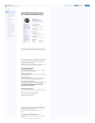 Stop Sending Boring Resumes: Here’s How to Make Yours Stand Out in 2025
