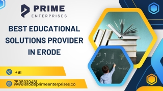 BEST EDUCATIONAL SOLUTIONS PROVIDER IN ERODE