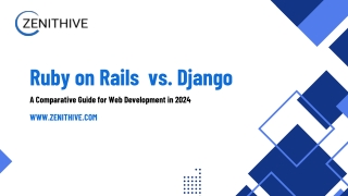 Ruby on Rails vs. Django: Choosing the Right Framework in 2024