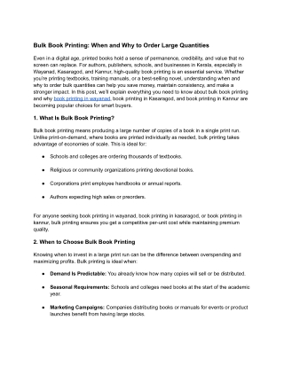 Bulk Book Printing_ When and Why to Order Large Quantities