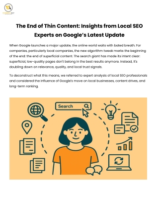 The End of Thin Content_ Insights from Local SEO Experts on Google’s Latest Update