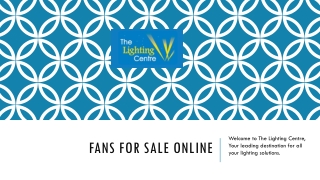Buy the Best Fans for Sale Online at Affordable Prices
