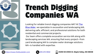Trench Digging Service Near Me