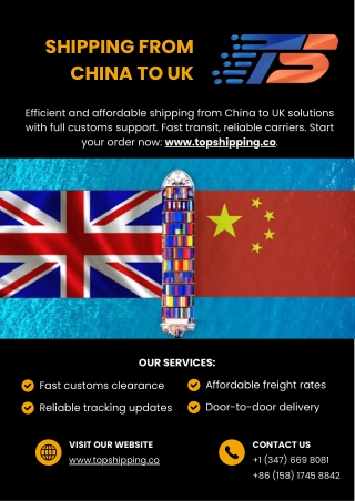 Shipping from China to UK - www.topshipping.co