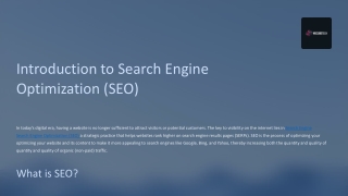 Search Engine Optimization (SEO)