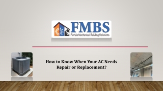 How to Know When Your AC Needs Repair or Replacement