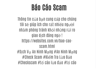 Báo Cáo Scam