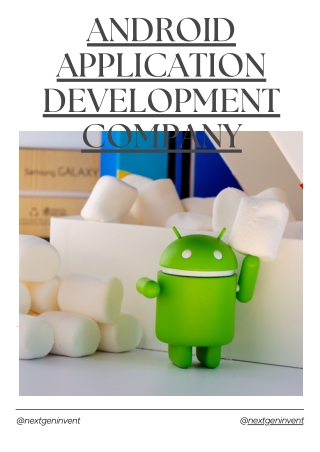Android Application Development Company
