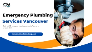 Emergency Plumbing Services Vancouver – Fast & Reliable Solutions
