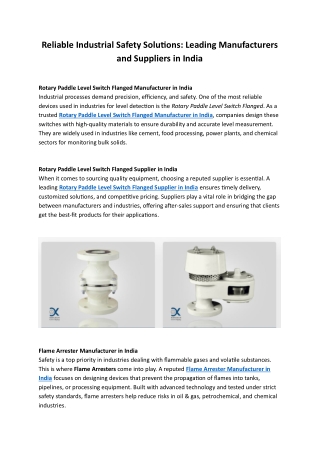 Reliable Industrial Safety Solutions: Leading Manufacturers and Suppliers in Ind