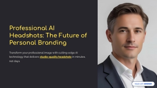 Professional AI Headshots The Future of Personal Branding