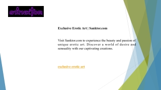 Exclusive Erotic Art  Sanktor.com