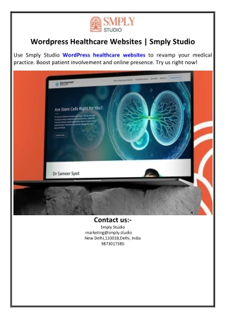 Wordpress Healthcare Websites | Smply Studio