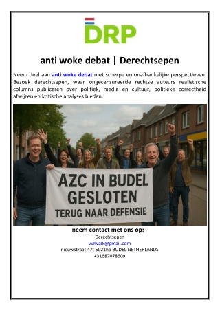 anti woke debat | Derechtsepen