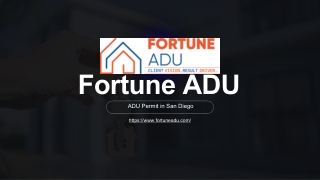ADU Permit in San Diego