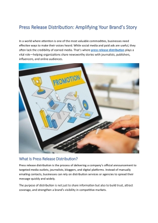 The Role of a Press Release Agency in Modern Business Communication (3)