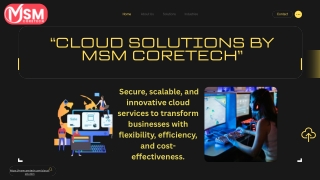 Cloud Solutions Services | Cloud Computing Services