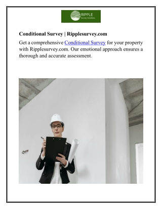 Conditional Survey  Ripplesurvey