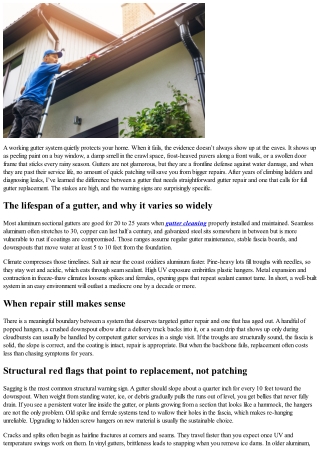 Warning Signs You Need Immediate Gutter Replacement