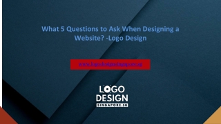What 5 Questions to Ask When Designing a Website