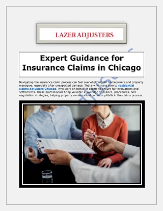 Expert Guidance for Insurance Claims in Chicago