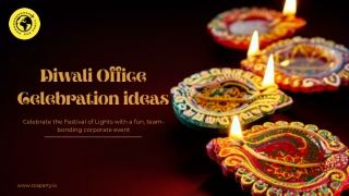 Diwali Office Celebration Ideas