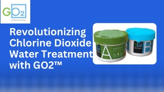 Chlorine Dioxide Water Treatment