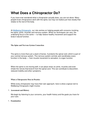 Wellbeing Chiropractic | Chiropractors in Melbourne | 50  Locations