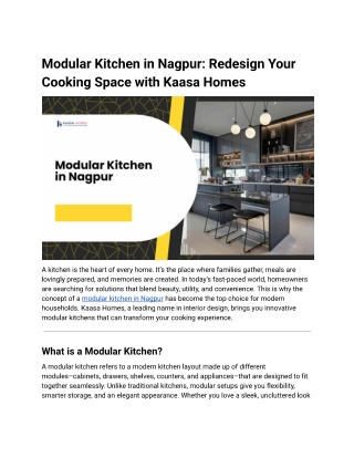Modular Kitchen in Nagpur