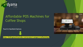 Affordable POS Machines for Coffee Shops – Touch & Handheld Options