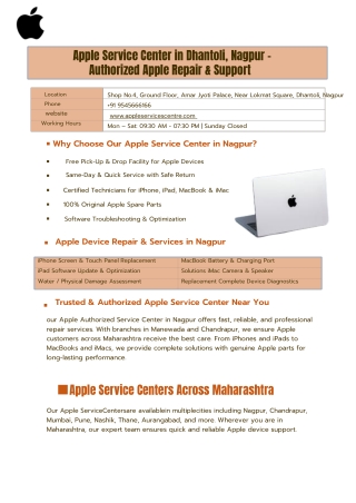 Apple Service Center in Nagpur