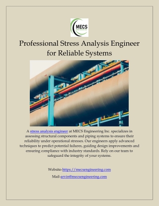 Professional Stress Analysis Engineer for Reliable Systems