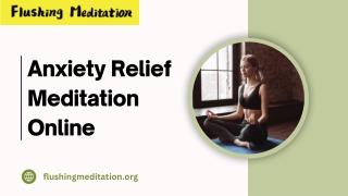 Anxiety Relief Meditation online