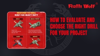 How To Evaluate And Choose The Right Drill For Your Project