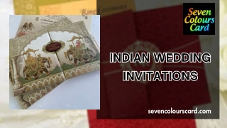 Indian Wedding Invitations