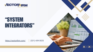Empowering System Integrators with Vector Firm Expertise