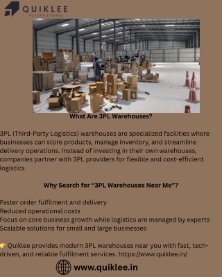 Top 3PL Warehouses Near Me