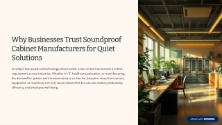 Why-Businesses-Trust-Soundproof-Cabinet-Manufacturers-for-Quiet-Solutions
