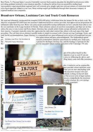 Automobile Crash Attorneys Experienced Legal Assistance