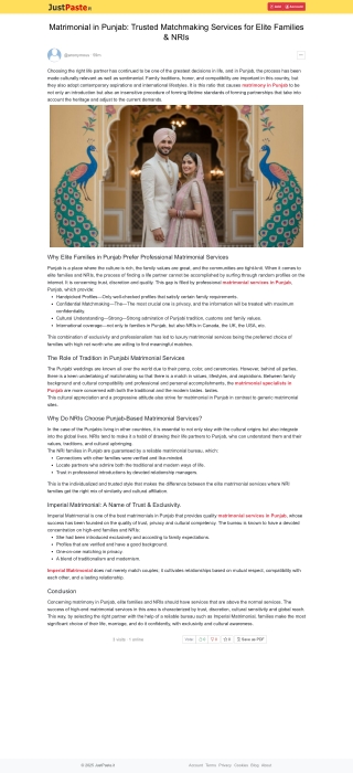 Matrimonial in Punjab: Trusted Matchmaking Services for Elite Families & NRIs
