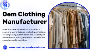 Oem Clothing Manufacturer