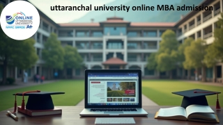 uttaranchal university online MBA admission