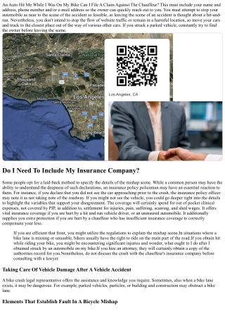 Bicycle Mishaps: What Happens When The Driver Has No Insurance?