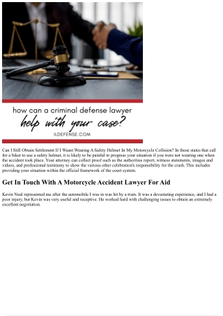 Can I Obtain Compensation Also If I Had Not Been Using A Safety Helmet?- El Dabe