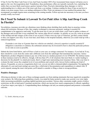 8 Pointers To Get One Of The Most Money From A Vehicle Mishap 100% Totally Free