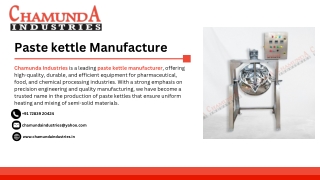 paste kettle Manufacturer