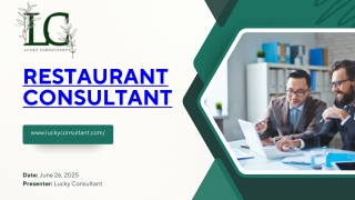 Restaurant Consultant