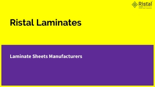 Premium Laminate Solutions for Modern Interiors | Ristal Laminates