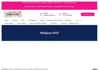 Religious OCD Treatment Without Medicine